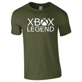 XBOX LEGEND Game Logo Gamer Gaming Tshirt