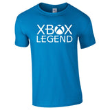 XBOX LEGEND Game Logo Gamer Gaming Tshirt