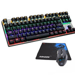 Metoo 87-Key Mechanical Backlit Gaming