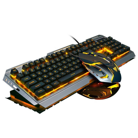 V1 Wired Backlight illuminated Ergonomic USB Gaming Keyboard