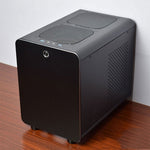 PC Gamer Cooling Case Computer Small Mini Air Chassis For ITX Motherboards Vertical ATX Gabinete All-aluminum Dust-Proof Frame