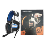 SENICC A8 Virtual 7.1 Stereo Sound USB LED Gaming Headset