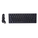 GK61 61 Key USB Wired LED Backlit Axis Gaming Mechanical Keyboard