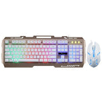 G700 USB Wired Mechanical feeling Keyboard led Colorful Backlight Gaming Keyboard For PC Computer Gamer and mouse