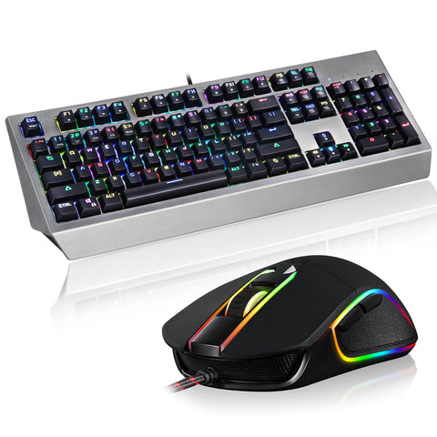Gaming Mouse Keyboard Combos For PC Gamer USB Backlit Keyboard Mouse